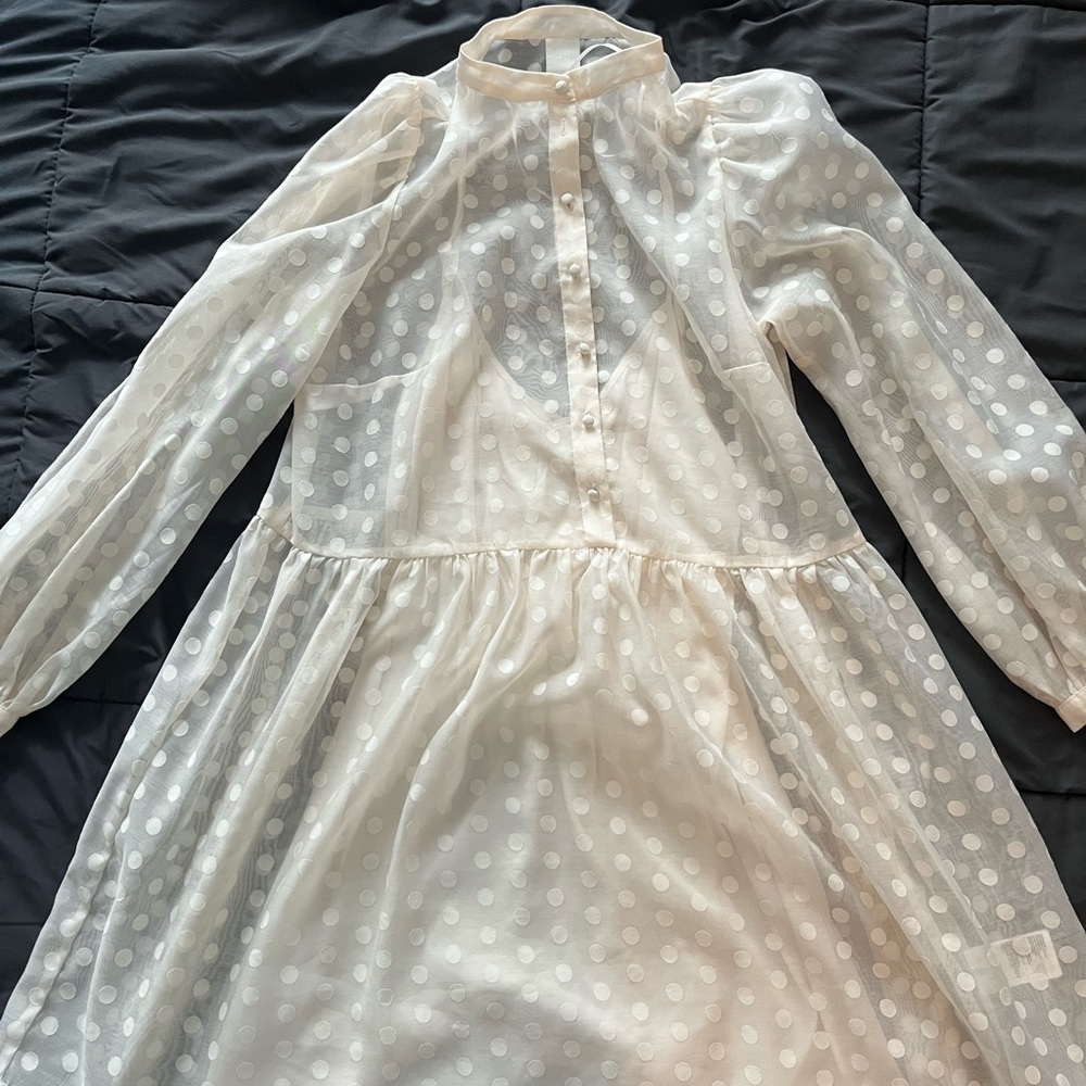 Cream dress H&M